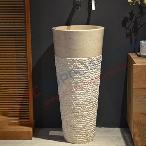 CONICAL TRAVERTINE WASHBASIN CONICAL TRAVERTINE WASHBASIN