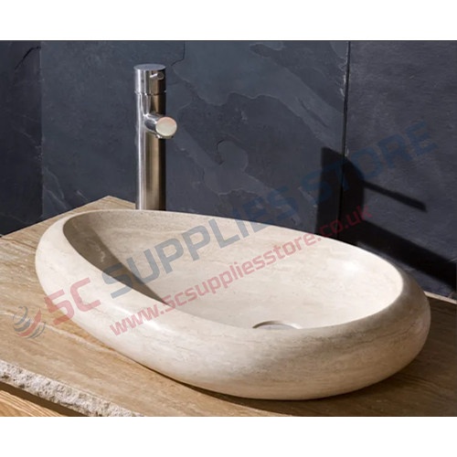 PEBBLE TRAVERTINE WASHBASIN PEBBLE TRAVERTINE WASHBASIN