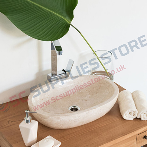 OVAL MARBLE WASHBASIN