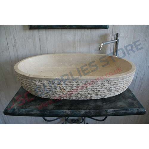 ELLIPSIS SPLIT MARBLE WASHBASIN