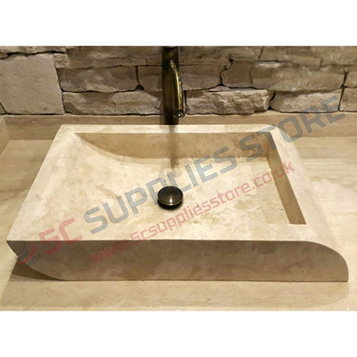 ELLIPTIC MARBLE WASHBASIN