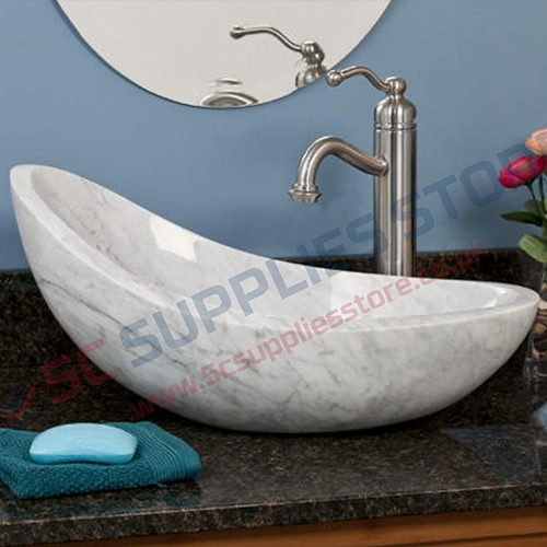 WHITE SWAN MARBLE WASHBASIN