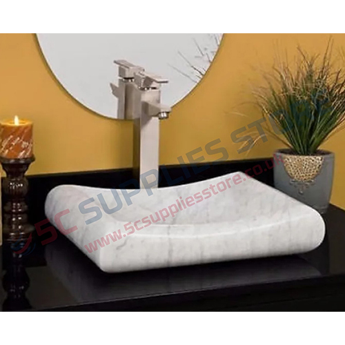 WHITE LILY MARBLE WASHBASIN